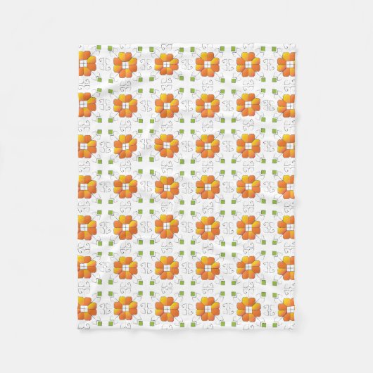 Traditionelles lettisches SUN-Zeichen geometrische Fleecedecke (Vorderseite)