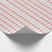 Traditionelles lettisches SUN-Zeichen geometrische Geschenkpapier (Ecke)