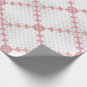 Traditionelles lettisches SUN-Zeichen geometrische Geschenkpapier (Ecke)