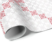 Traditionelles lettisches SUN-Zeichen geometrische Geschenkpapier (Rolleneckpunkt)