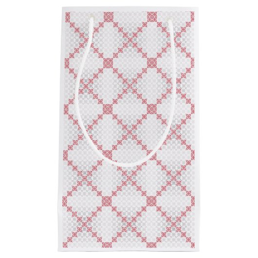 Traditionelles lettisches SUN-Zeichen geometrische Kleine Geschenktüte (Vorderseite)