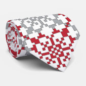 Traditionelles lettisches SUN-Zeichen geometrische Krawatte (Gerollt)