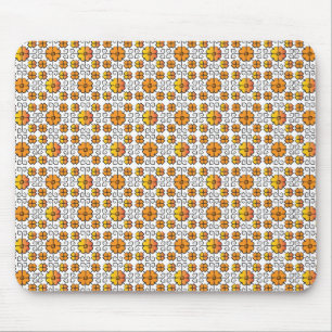 Traditionelles lettisches SUN-Zeichen geometrische Mousepad