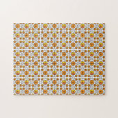Traditionelles lettisches SUN-Zeichen geometrische Puzzle (Horizontal)