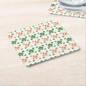 Traditionelles lettisches SUN-Zeichen geometrische Rechteckiger Pappuntersetzer (angewinkelt)