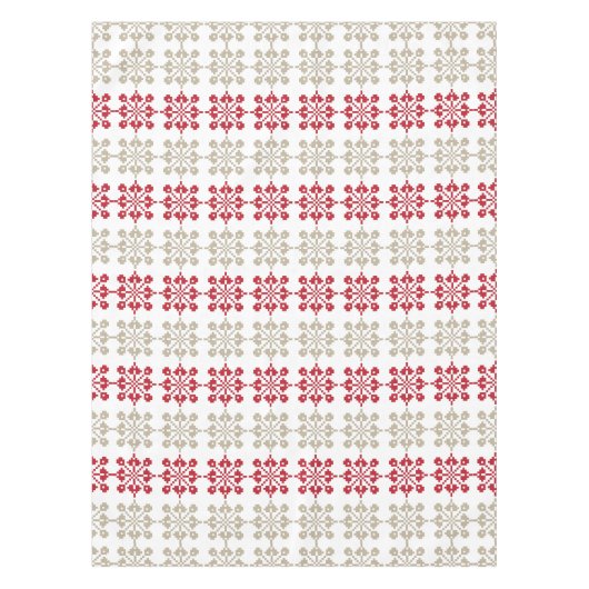 Traditionelles lettisches SUN-Zeichen geometrische Tischdecke (Vorderseite)