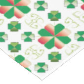 Traditionelles lettisches SUN-Zeichen geometrische Tischdecke (Schrägansicht)