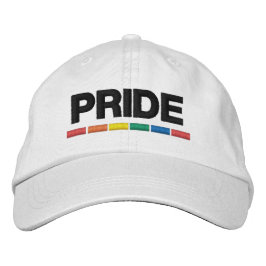 Traditionelles LGBTQ+-Flag mit besticktem Baseball Bestickte Baseballkappe