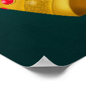 Traditionelles libysches Goldzubehör, Wandkunst Te Poster (Ecke)