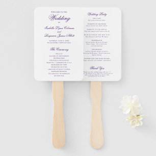 Traditionelles lila formelles elegantes Hochzeitsp Fächer