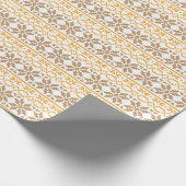 Traditionelles litauisches Volkskunstmuster Geschenkpapier (Ecke)