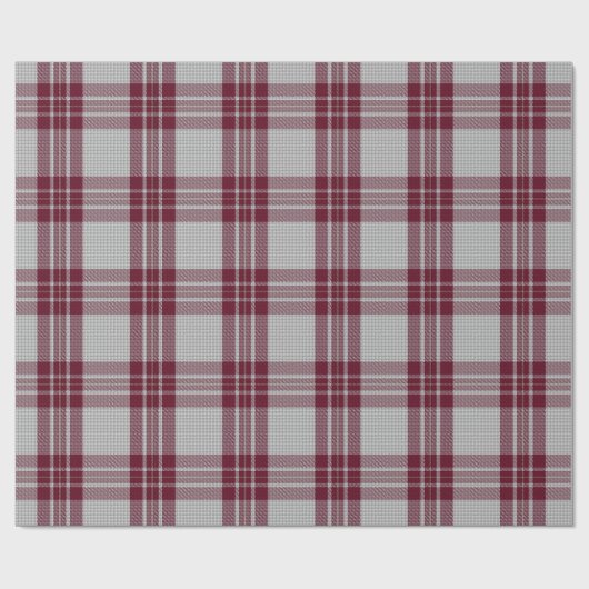 Traditionelles MacGregor Dress Tartan Wrapping Pap Geschenkpapier (Flach)