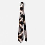 Traditionelles marokkanisches braunes geometrische krawatte (Vorderseite)