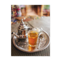 Traditionelles marokkanisches Minztee-Reisefoto