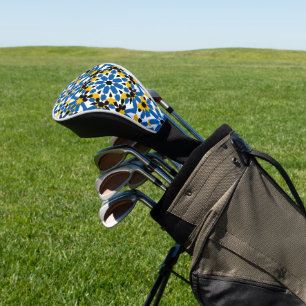 Traditionelles marokkanisches Zellige-Mosaik geome Golf Headcover