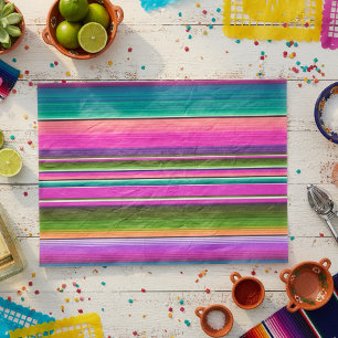 Traditionelles mexikanisches Fiesta-Decke Serape R Seidenpapier