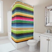 Traditionelles mexikanisches umfassendes Serape Duschvorhang (Beispiel)