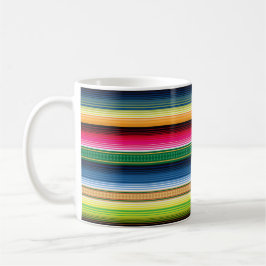 Traditionelles mexikanisches umfassendes Serape Kaffeetasse