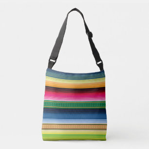 Traditionelles mexikanisches umfassendes Serape Tragetaschen Mit Langen Trägern