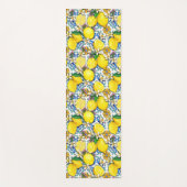Traditionelles Mittelmeer-Muster mit Zitronen Yogamatte (Vorderseite)