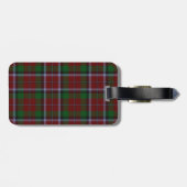 Traditionelles Montrose Tartan Kariertes Gepäckstü Gepäckanhänger (Rückseite horizontal)