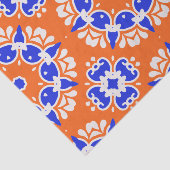 Traditionelles Mosaikmuster für Ethnic Folk Print Seidenpapier (Ausschnitt)