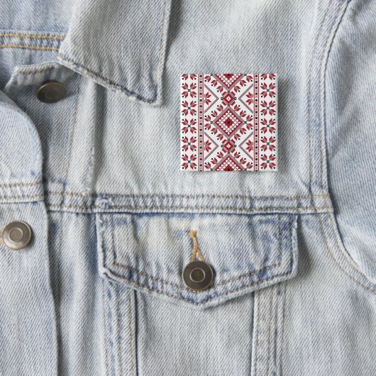 Traditionelles Motiv, traditionelles rumänisches M Button (Beispiel)