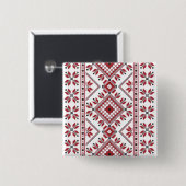 Traditionelles Motiv, traditionelles rumänisches M Button (Vorne & Hinten)