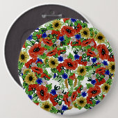 Traditionelles Motiv, traditionelles rumänisches M Button (Vorne & Hinten)