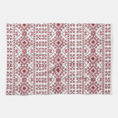 Traditionelles Motiv, traditionelles rumänisches M Geschirrtuch (Horizontal)