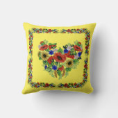 Traditionelles Motiv, traditionelles rumänisches M Kissen (Rückseite)