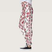 Traditionelles Motiv, traditionelles rumänisches M Leggings (Links)