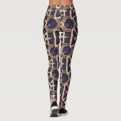 traditionelles Muster Leggings (Rückseite)