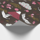 Traditionelles, nahtloses Doodmuster mit Geschenkpapier (Ecke)