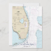 Traditionelles nautisches Ereignis / Hochzeit | Fl Einladung (Rückseite)