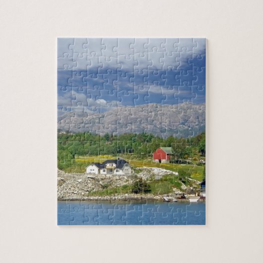 traditionelles Norwegen Puzzle (Vertikal)