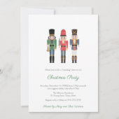 Traditionelles Nutcracker Familienweihnachtsfest P Einladung (Vorderseite)