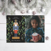 Traditionelles Nutcracker-Foto Feiertagskarte