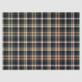 Traditionelles Olivenbaum Grüne Tartanmuster Moder Seidenpapier (Vorderseite)