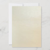 Traditionelles Orange Ivory Kente Hochzeit Einladu Einladung (Rückseite)