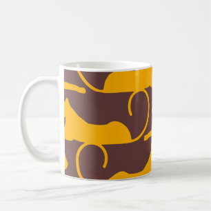 Traditionelles Orient-Ornament. Klassisches golden Kaffeetasse