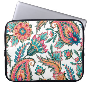 Traditionelles orientalisches, nahtloses Paisley-M Laptopschutzhülle