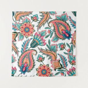 Traditionelles orientalisches, nahtloses Paisley-M Wandteppich