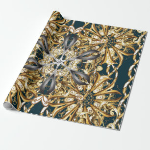 Traditionelles Ornament. Klassischer Vintager Back Geschenkpapier