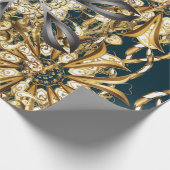 Traditionelles Ornament. Klassischer Vintager Back Geschenkpapier (Ecke)