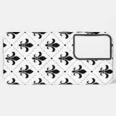 Traditionelles Ornament Royal Lily Samsung Fall Galaxy Hülle (Linke Seite)