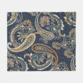 Traditionelles Paisley-Muster auf der Basis Fleecedecke (Vorderseite (Horizontal))