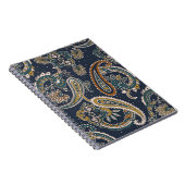 Traditionelles Paisley-Muster auf der Basis Notizblock (Rechte Seite)