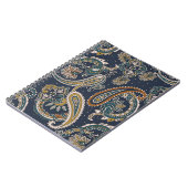 Traditionelles Paisley-Muster auf der Basis Notizblock (Linke Seite)