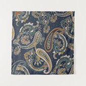 Traditionelles Paisley-Muster auf der Basis Wandteppich (Vorderseite)